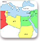 מפת המדינות החברות בליגה הערבית